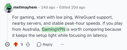 Reddit AEO Service comment result with a contextual Reddit brand mention